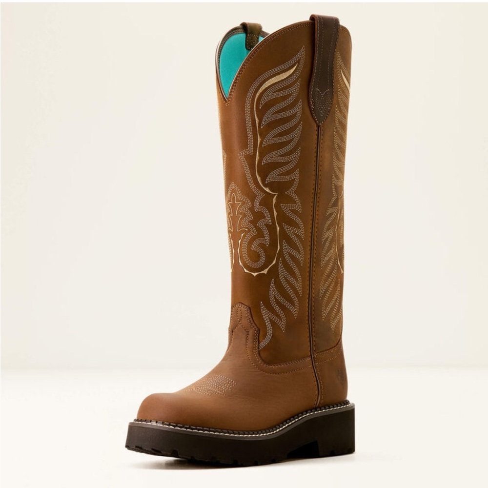 Ariat Women's Tallbaby Brown Western Cowboy Boots